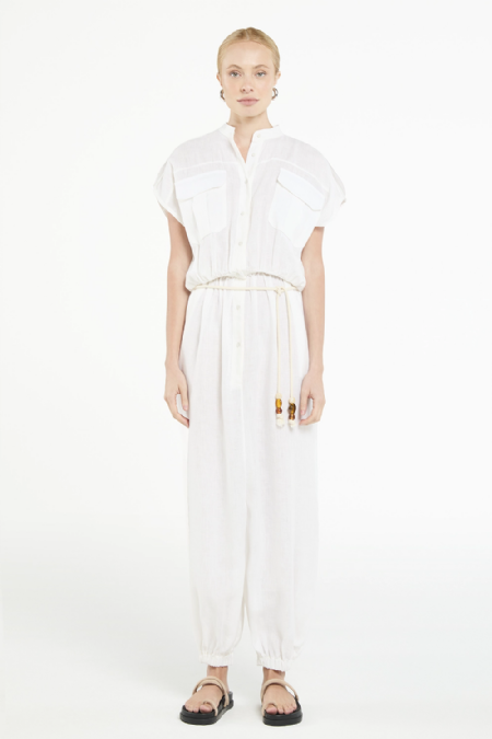 Jumpsuit Linho Gusta I White