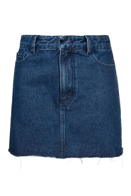 Gevro Denim Skirt Blue Nuit