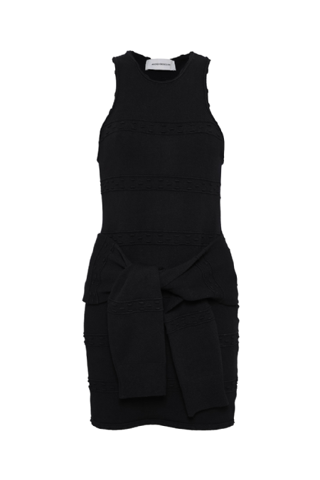 Glit Knit Dress I Black