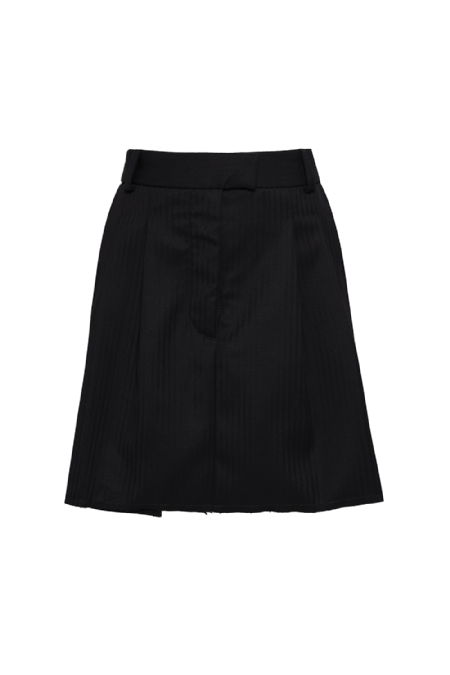 Gwan Wool Skirt Black