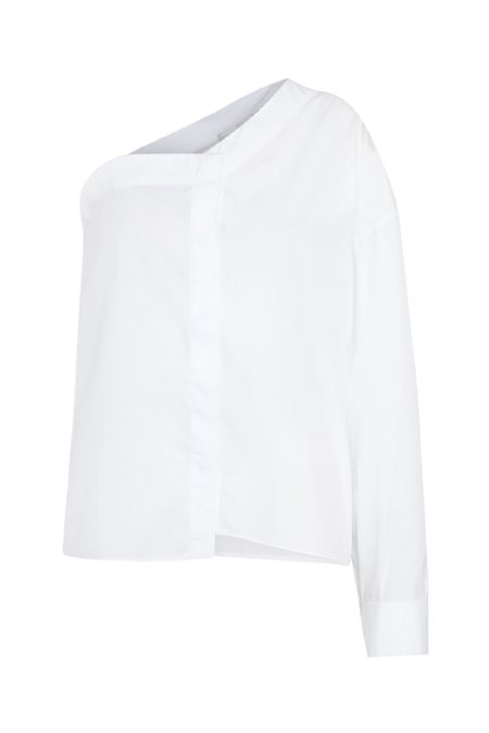 Gilena Tricoline Shirt I White