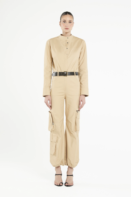 Jumpsuit Tailoring Galie I Etoupe