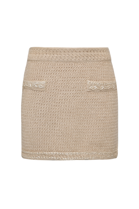 Gustyna Knit Skirt I Etoupe