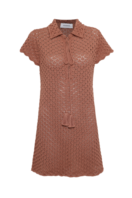 Gigila Knit Dress I Light Camel