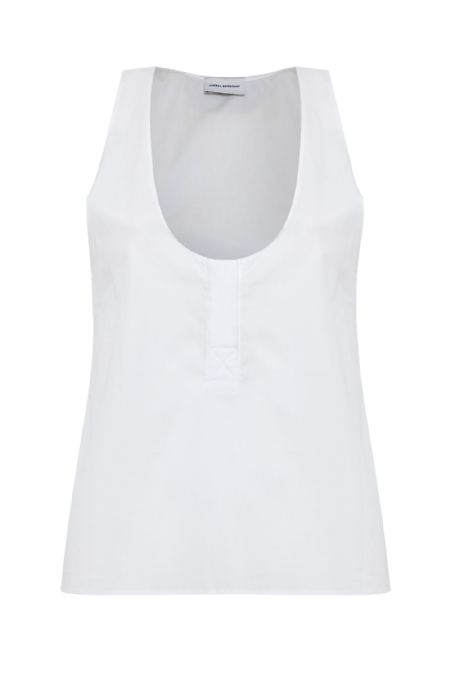 Glavy Tricoline Tank Top White