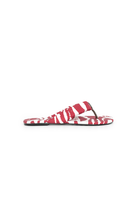 Gebra Mesh Sandal Wine-Off White