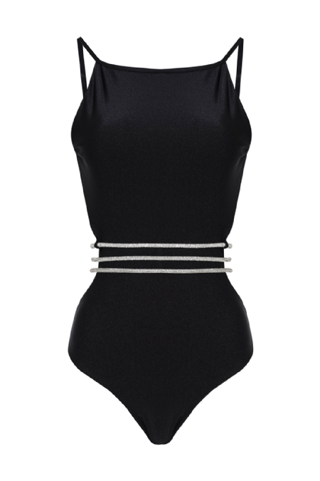 May Georgina Mesh Black