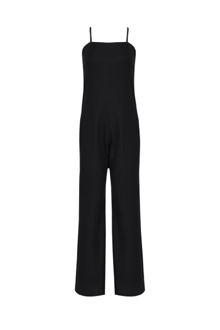 Gabby Linen Jumpsuit I Black