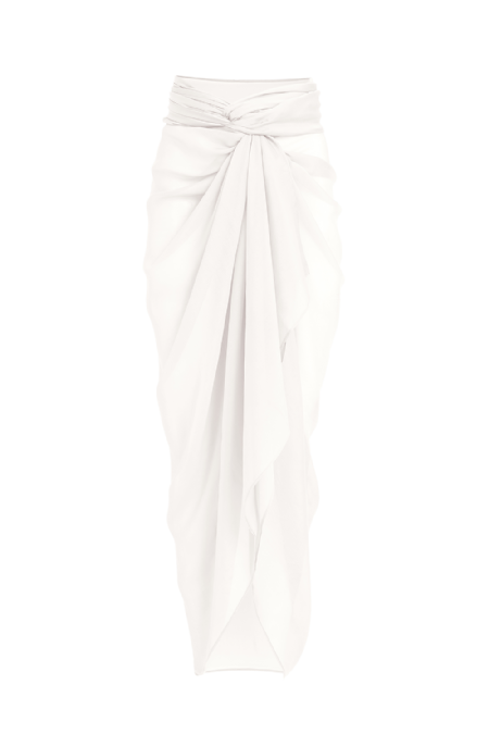 Giovanna Silk Pareo Off White