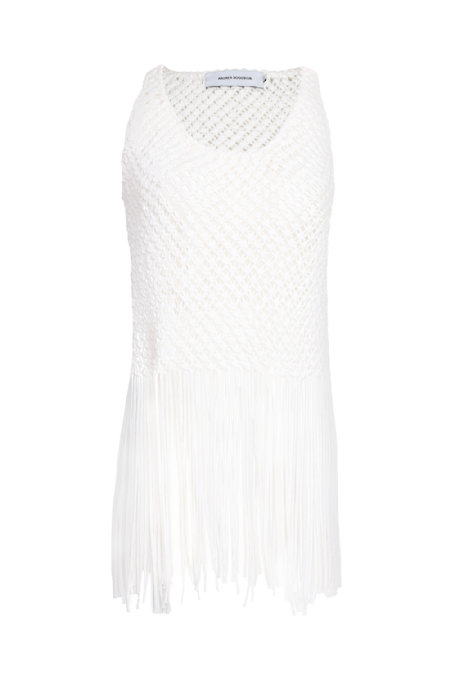 Gamet Knit Tank Top I Off White