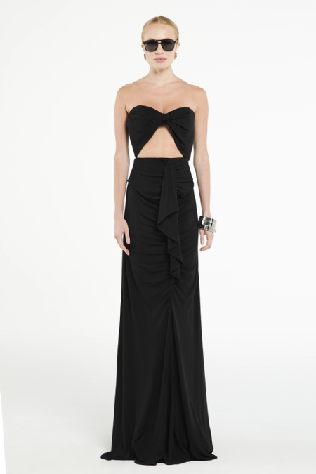 Gaubany Knit Dress Black