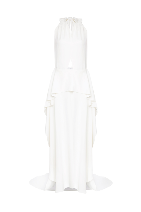 Gita Crepe Dress I Off White