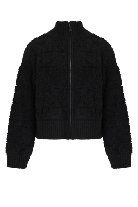 Inage Knit Coat Black