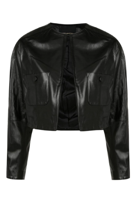 Iedunia Leather Jacket  Black-Black 