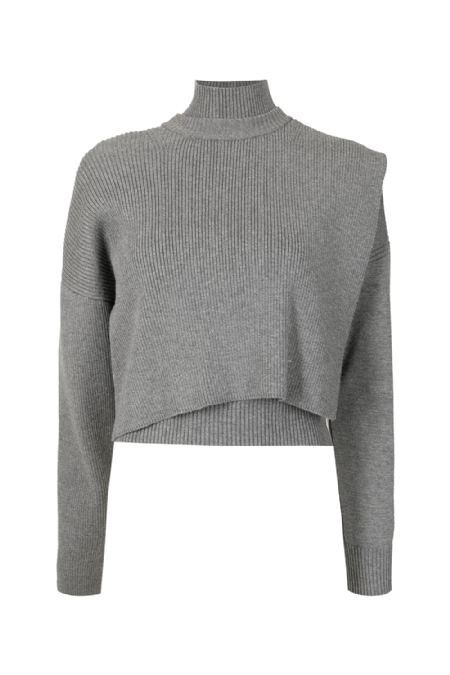 Ifaith Knit Blouse Gris