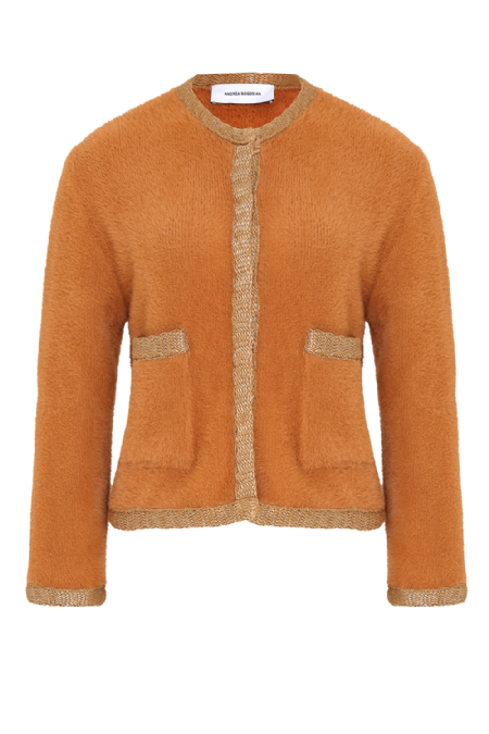 Iris Knit Coat  Brown 