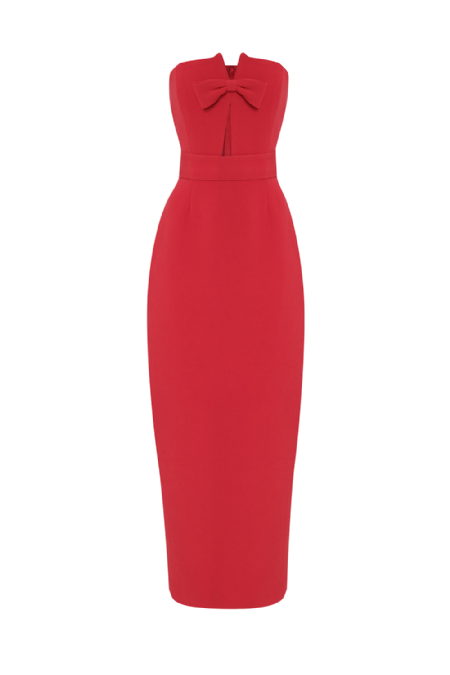Crepe Grease Dress I Rouge