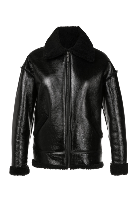 Ifitza Leather Jacket  Black-Black 
