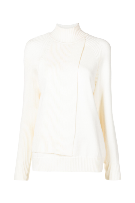 Ifun Knit Blouse Off White