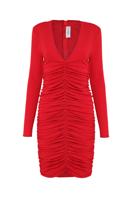 Gad I Knit Dress Rouge