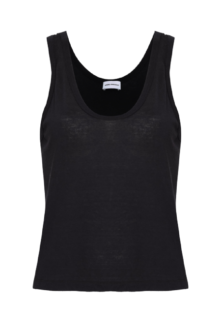 Iara Knit Tank Top Black