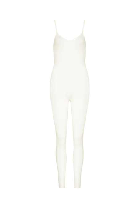 Istell Knit Jumpsuit Off White