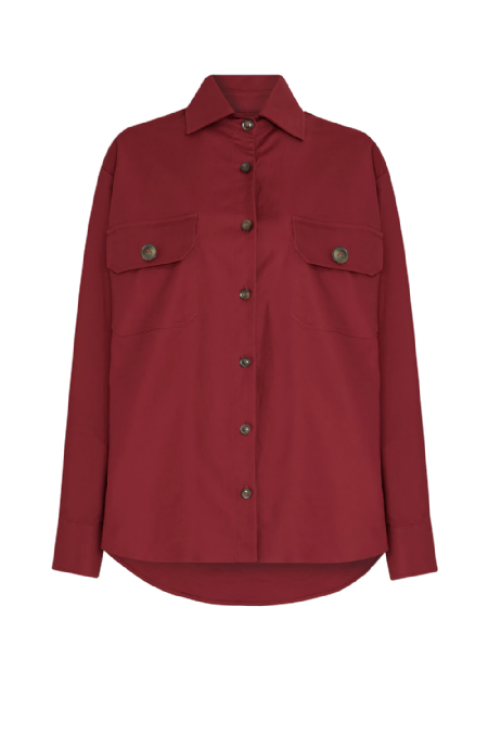 Izaldre Tailored Shirt Wine