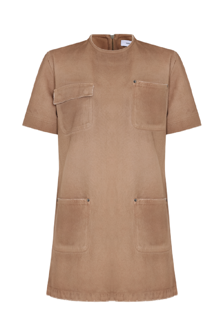 Jeans Dress Iage Light Camel