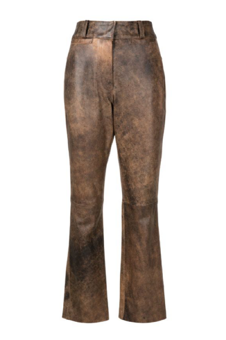 Inate Leather Pants I Taupe Stone