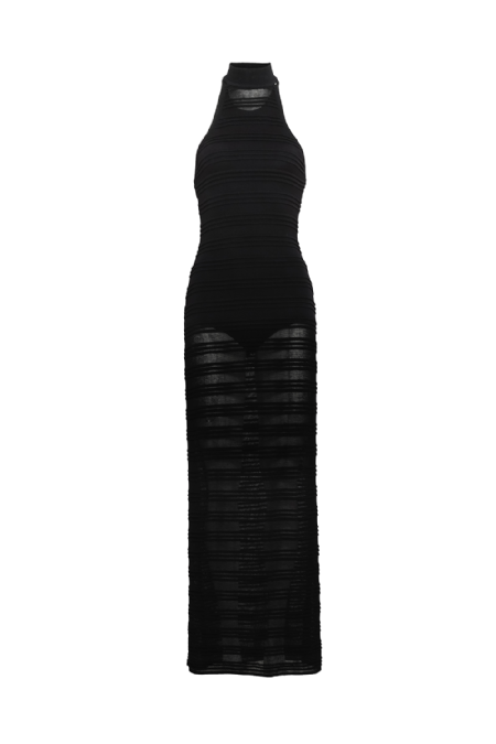Inezza Knit Dress Black