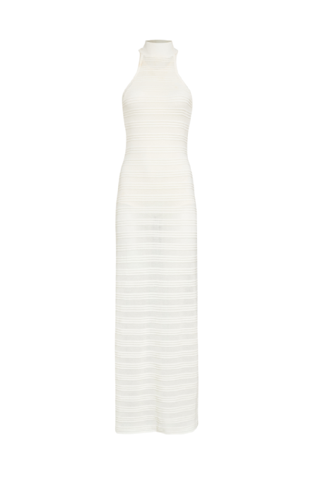 Inezza Knit Dress Off White