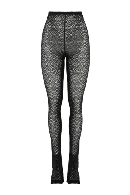 Imogene Lace Pants Black
