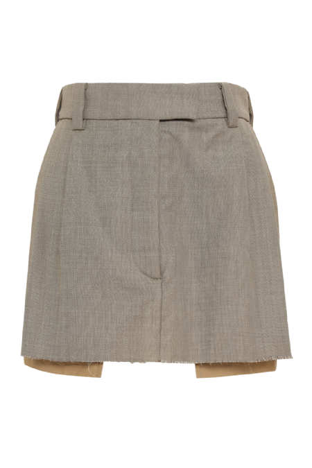 Indy Tailored Skirt Light Camel