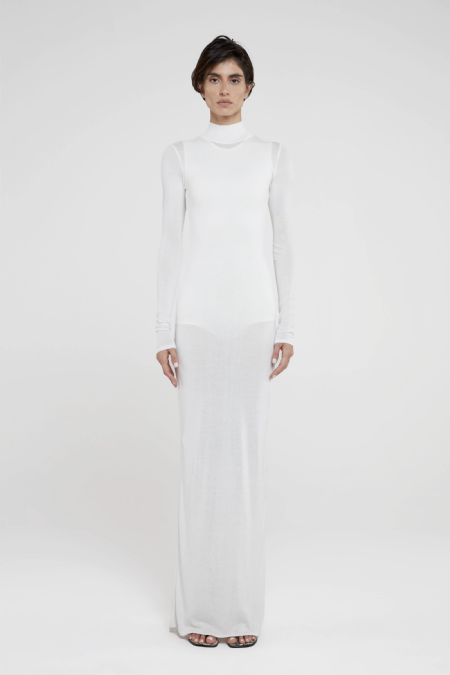 Ivone Knit Dress Off White