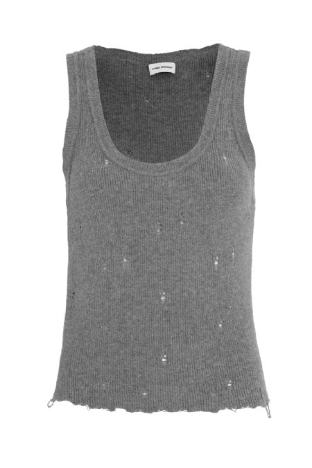 Ibela Knit Tank Top  Stone 