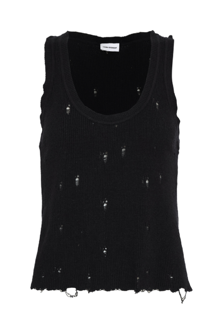 Ibela Knit Tank Top Black