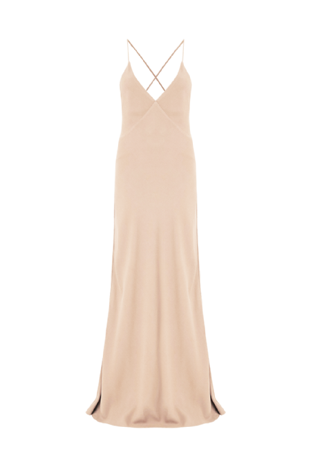 Ielle Crepe Dress Ecru