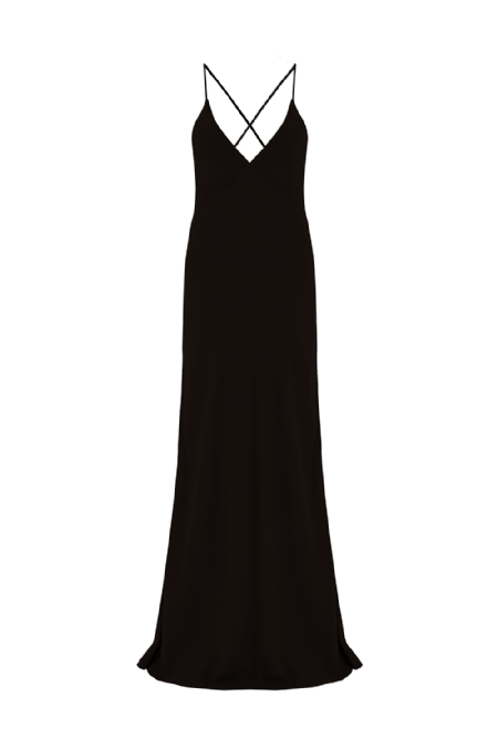 Ielle Crepe Dress Black