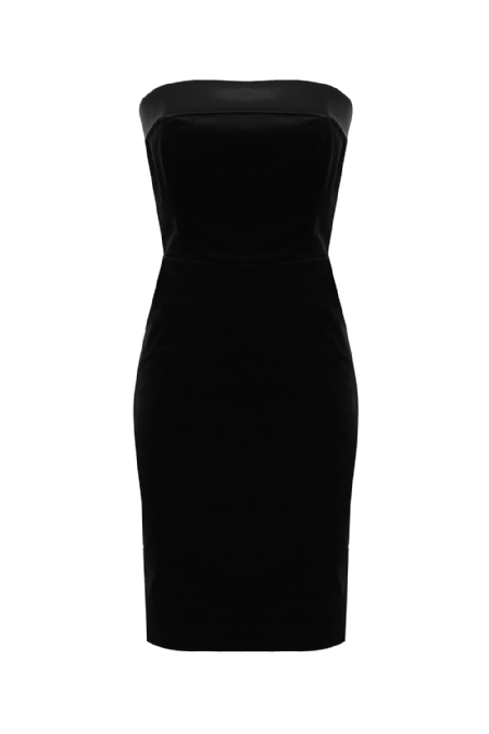 Iles Velvet Dress Black