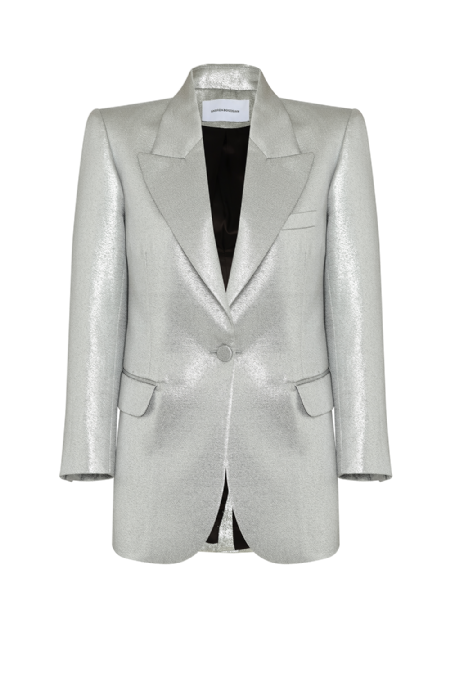 Invy Jacquard Blazer Silver