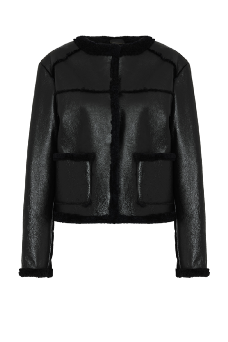 Ifinka Leather Jacket Black