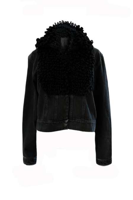 Ifee Denim Jacket Black