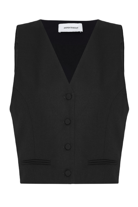 Ifadua Wool Vest Navy