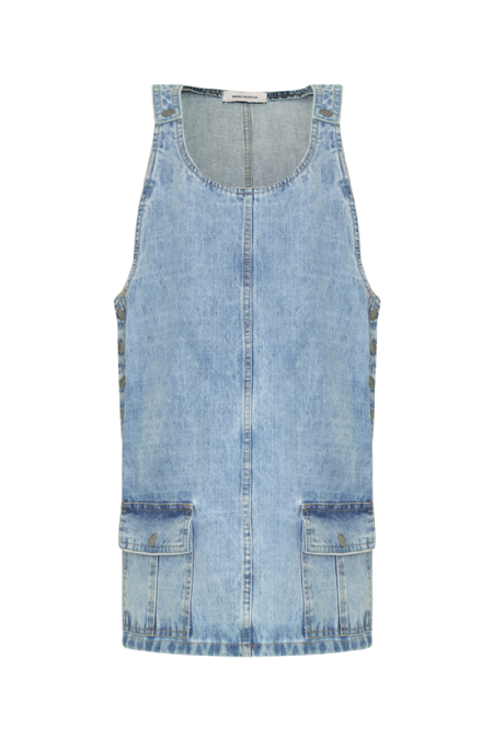 Ideal Denim Dress Stone Blue