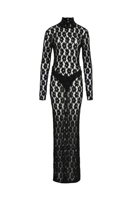Iela Lace Dress Black