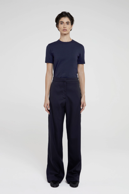 Ilez Wool Pants Navy