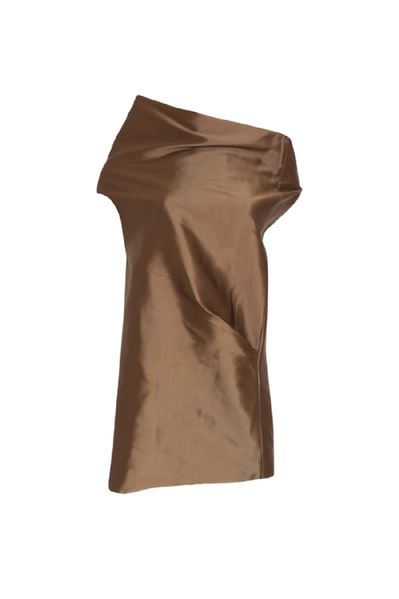 Ilin Tailored Dress  Brown 