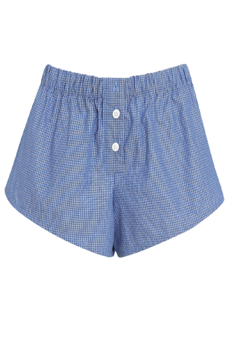 Iula Boxer Shorts Tricoline Denim Blue