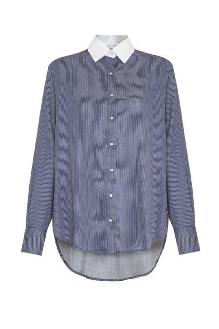 Ismãšnia Tricoline Shirt Denim Blue