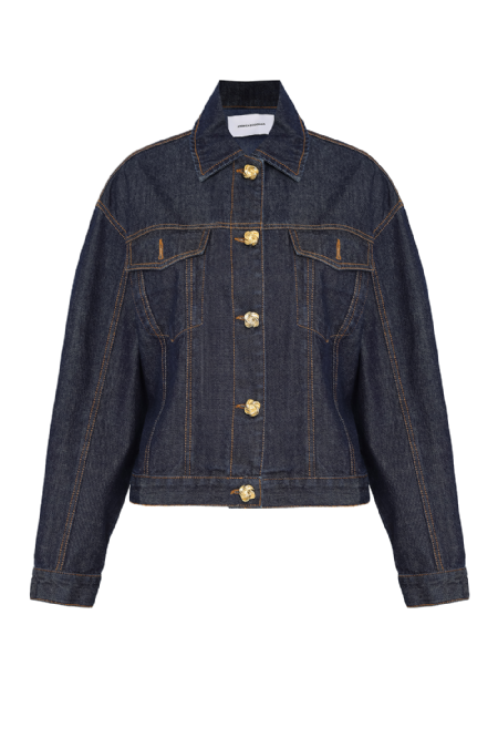 Imarah Denim Jacket Blue Nuit